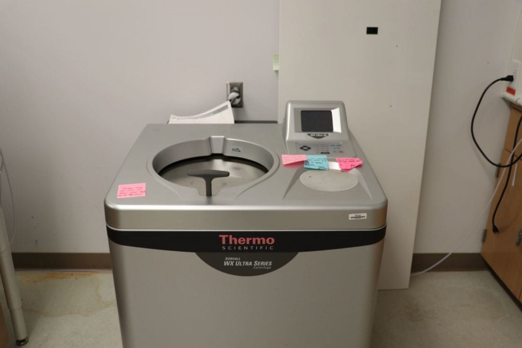 Ultracentrifuge: Thermo Scientific Sorvall WX